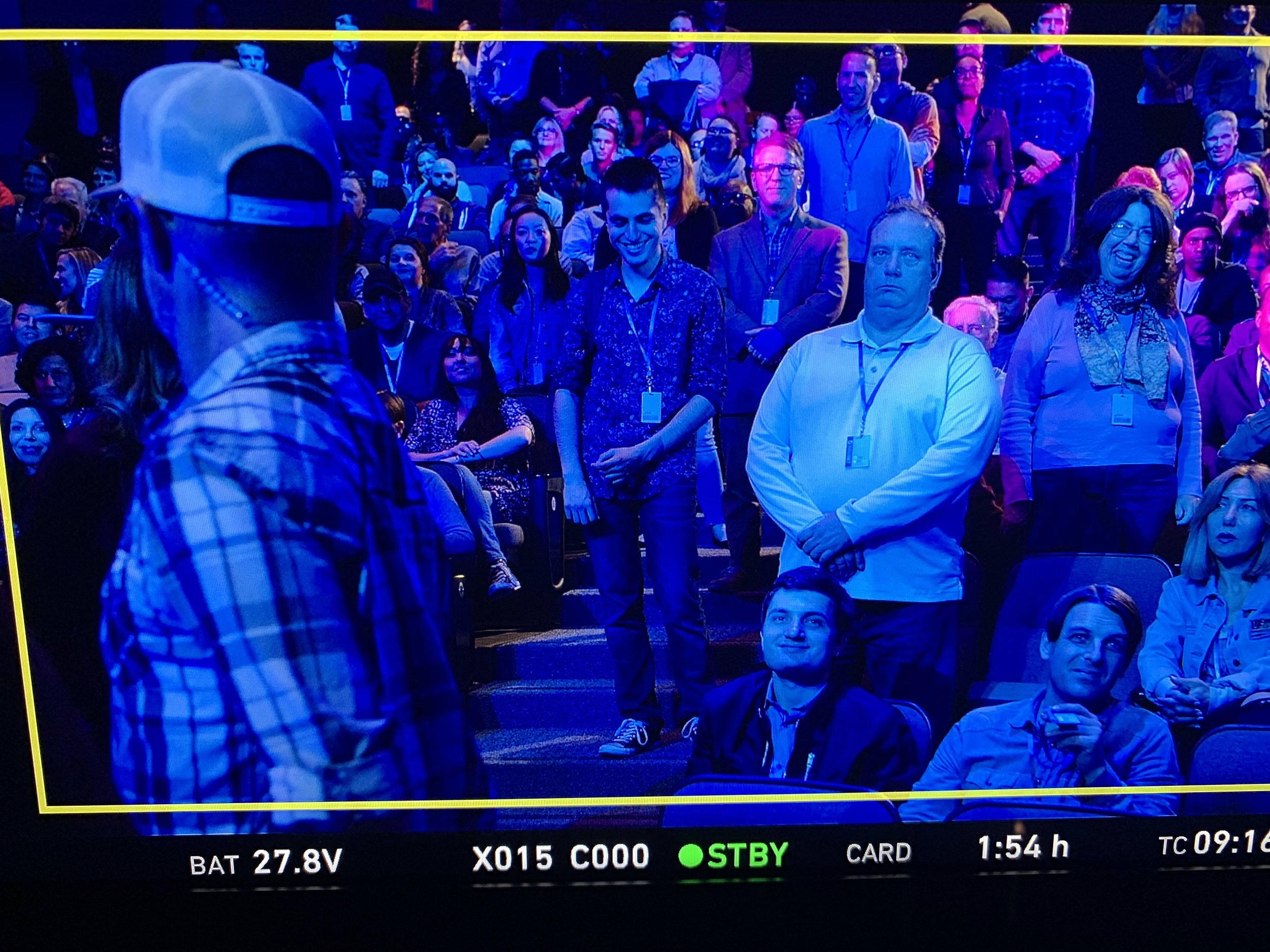 Greg on set