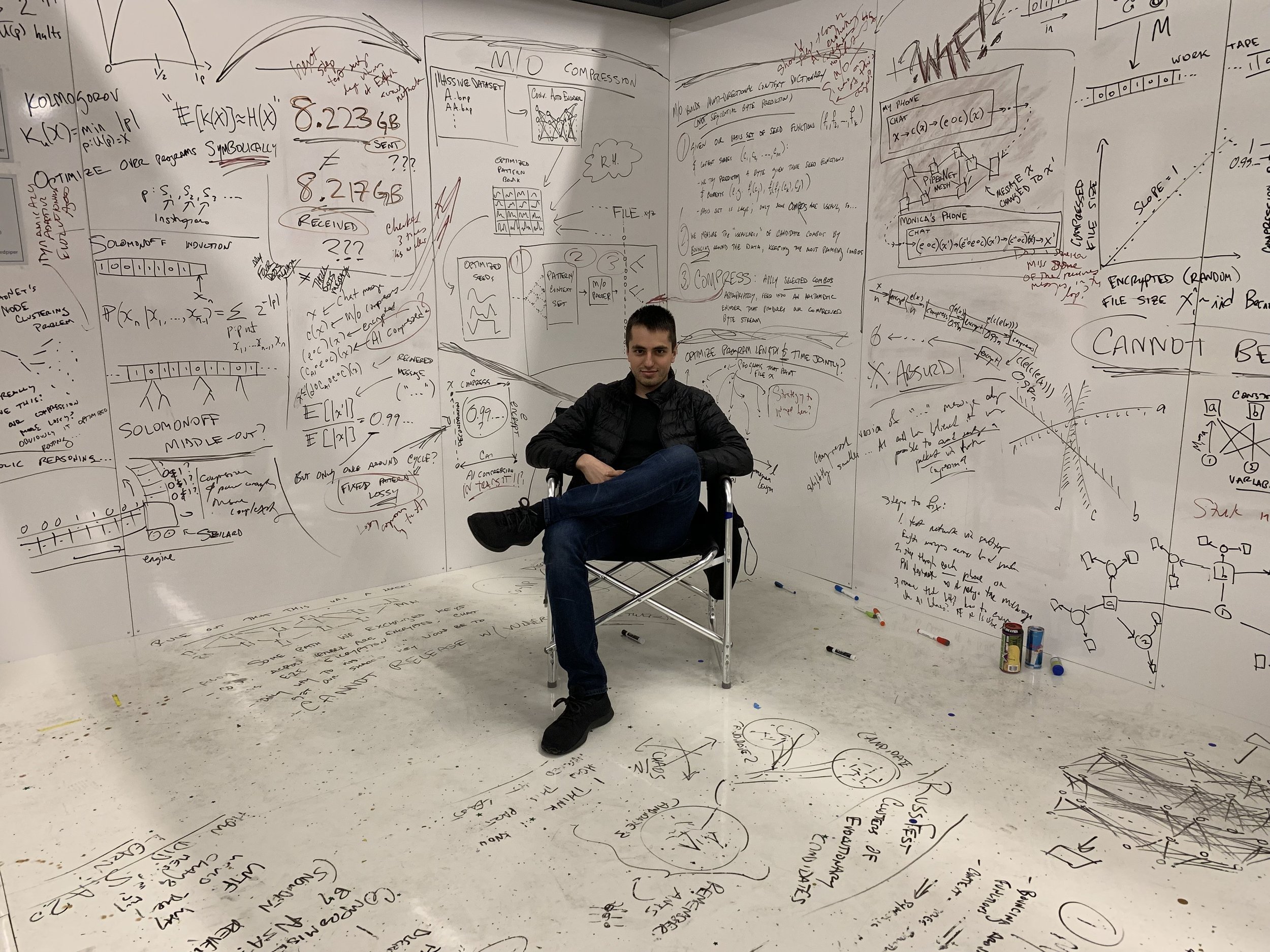 Greg on set